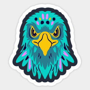 Bald eagle art Sticker